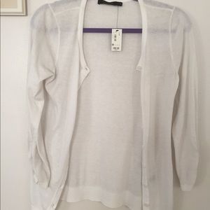 NWT White Limited cardigan